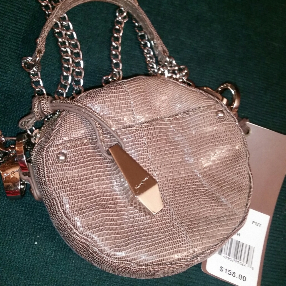 Junior Drake Italian Leather Micro Cross Body Bag (Ember Color)